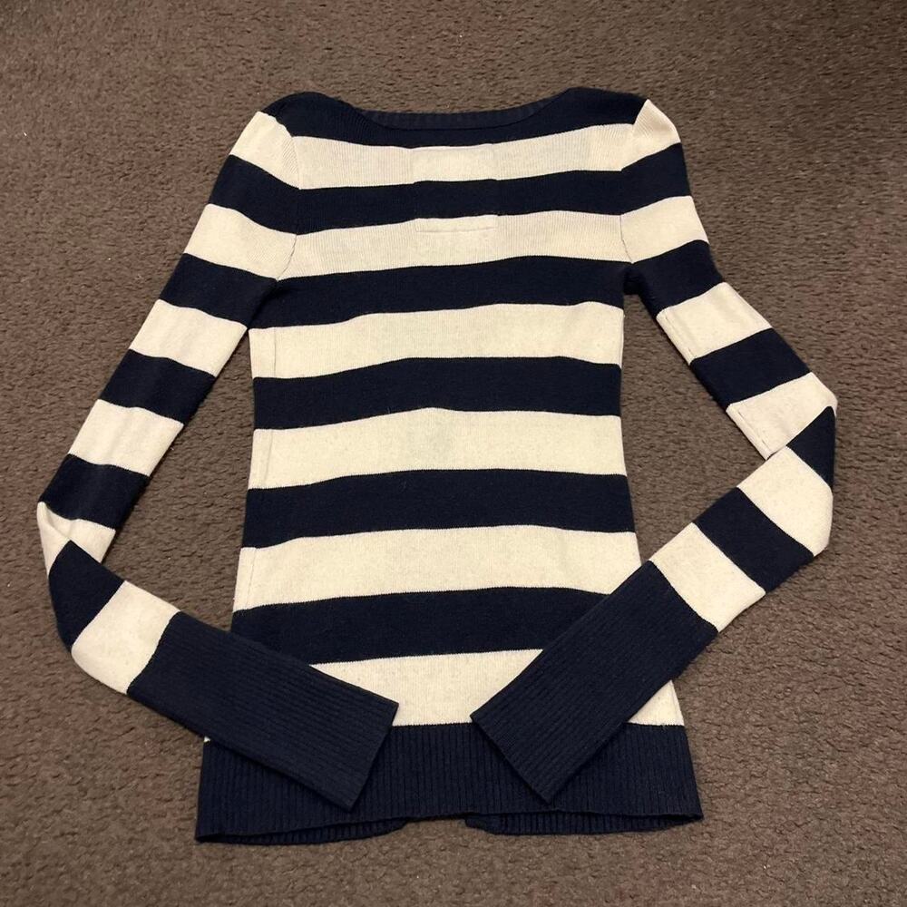 Y2K Hollister Striped Cardigan - Picture 3 of 5